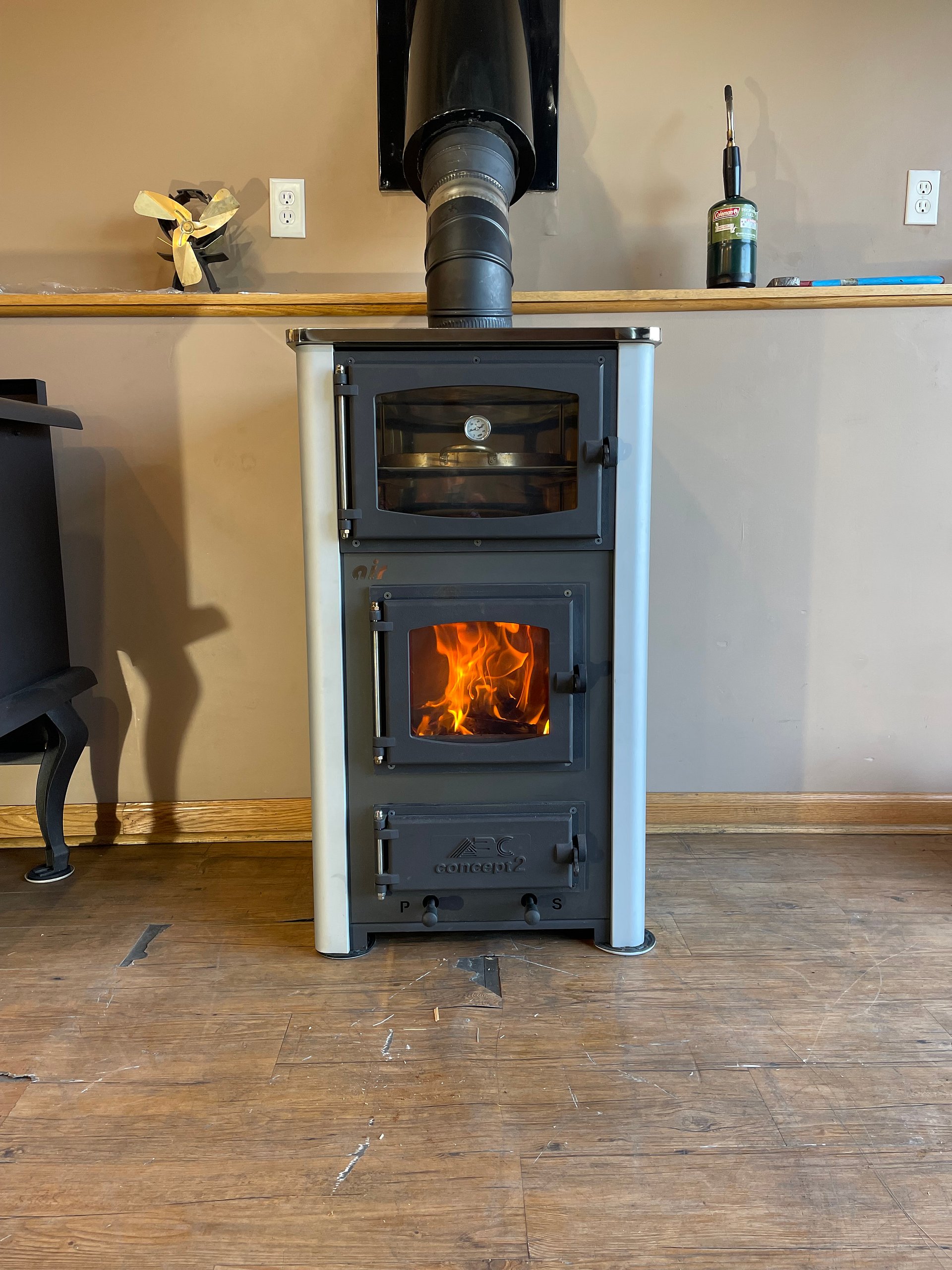 Concept 2 Air Mini Wood / Coal Cookstove Grey Sides and Edges product image (1)