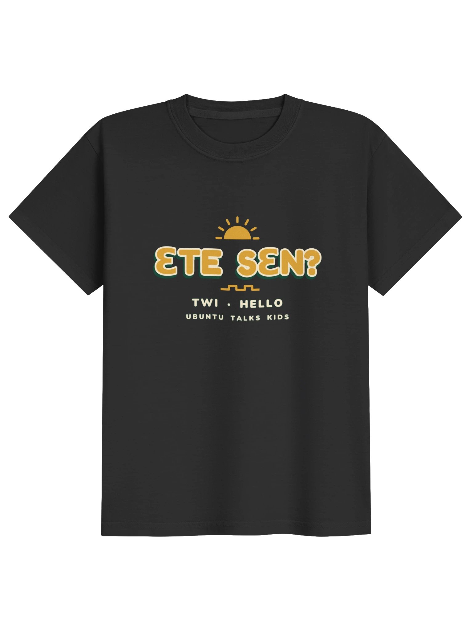 Little Greetings — ƐTE SƐN? | Twi Kids Heavyweight Tee product image (1)