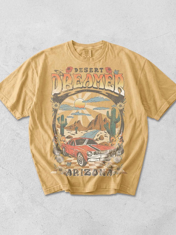 Arizona Desert Dreamer Shirt – Retro Road Trip Cactus Vintage Travel Tee product image (1)