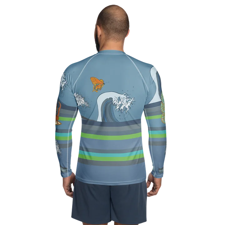 Octopus Wave Men's Rash Guard product image (2)