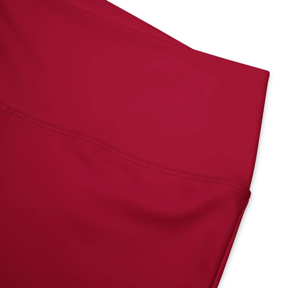 flare leggings- red product image (3)