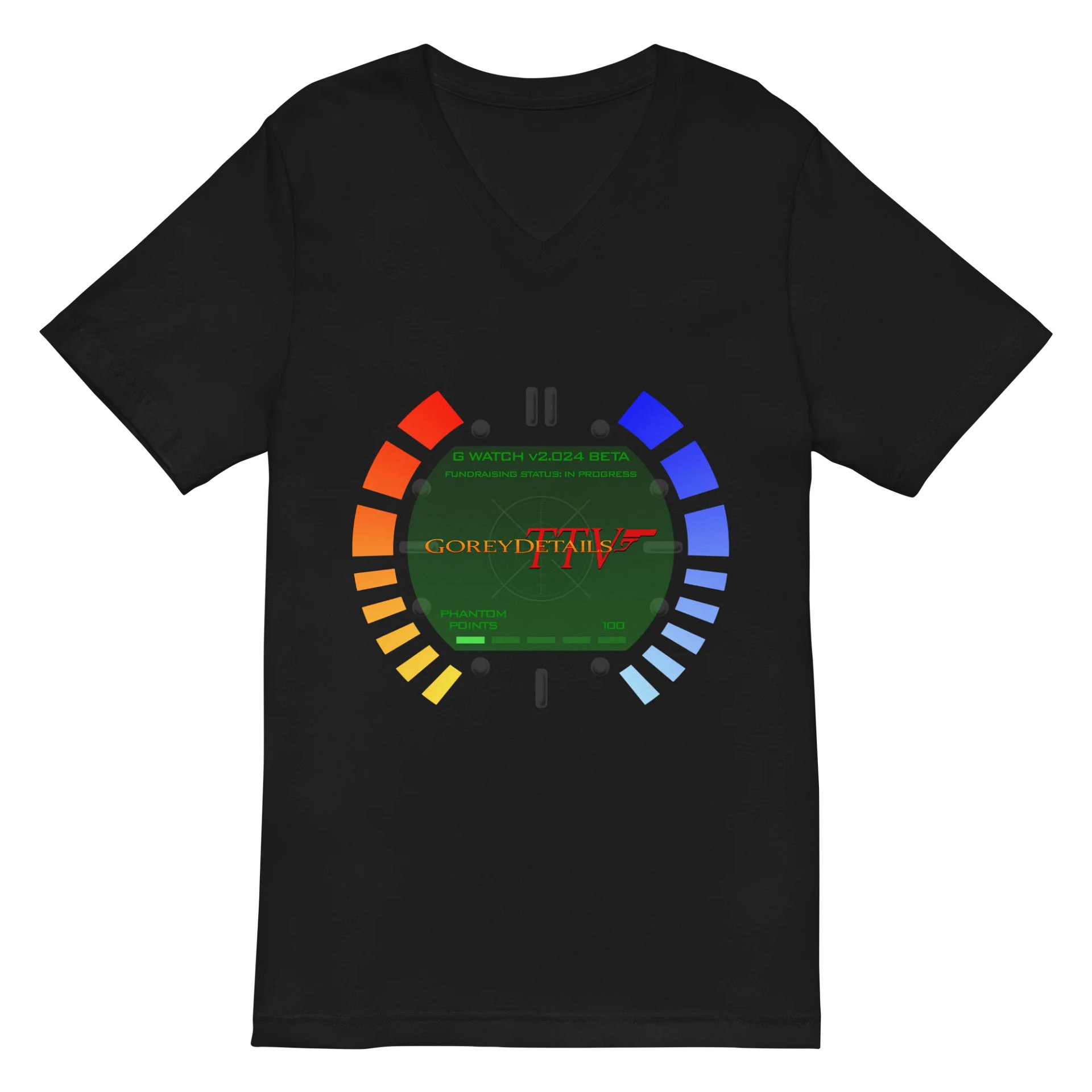 The name's Gorey, Shawn Gorey - Bella+Canvas Short Sleeve V-Neck Jersey T-Shirt product image (3)