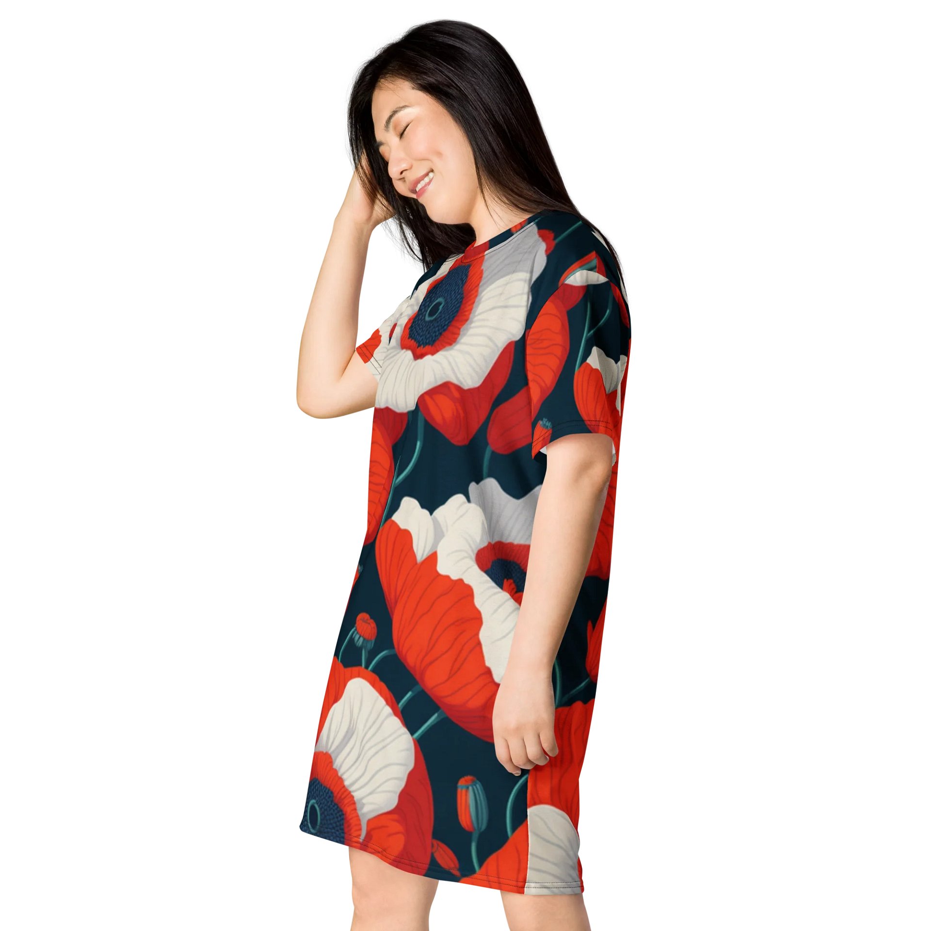 Barry Grady 'Poppies' T-Shirt Dress product image (3)