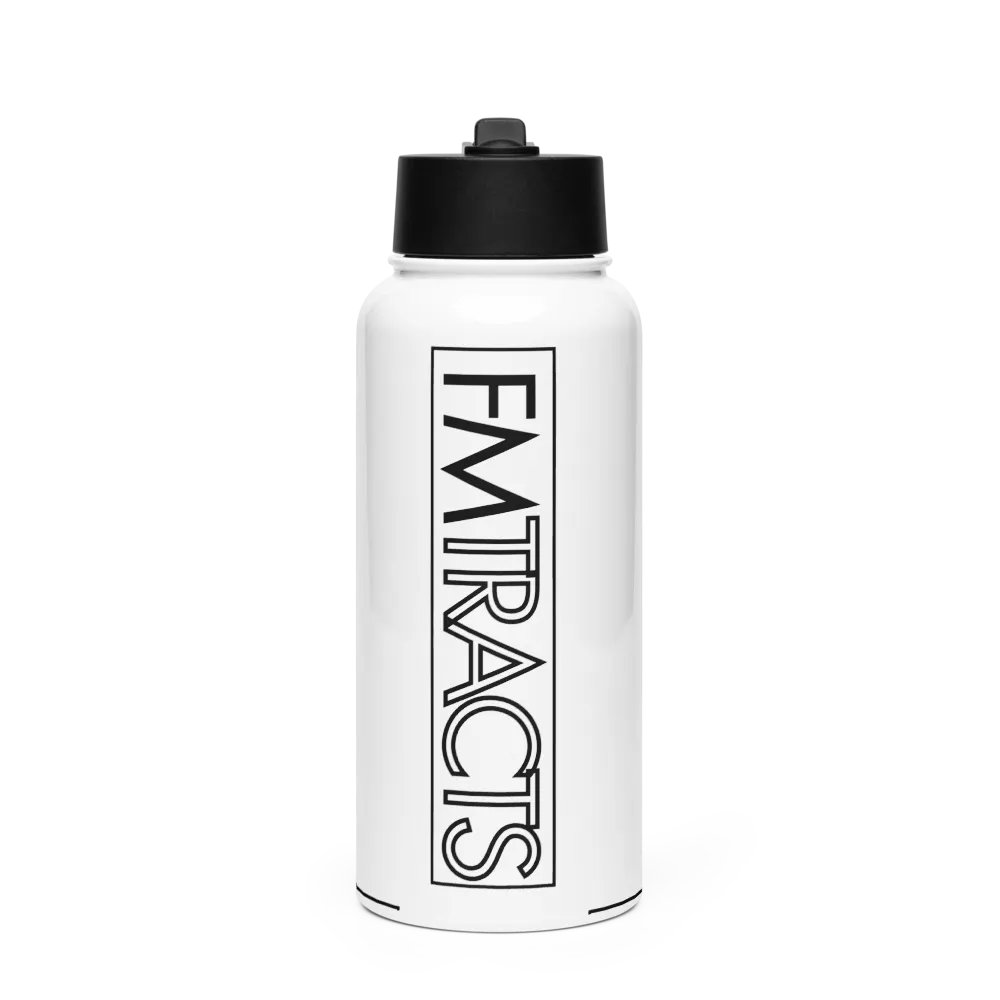 Obsidian Elegance: Stainless Steel Water Bottle product image (1)