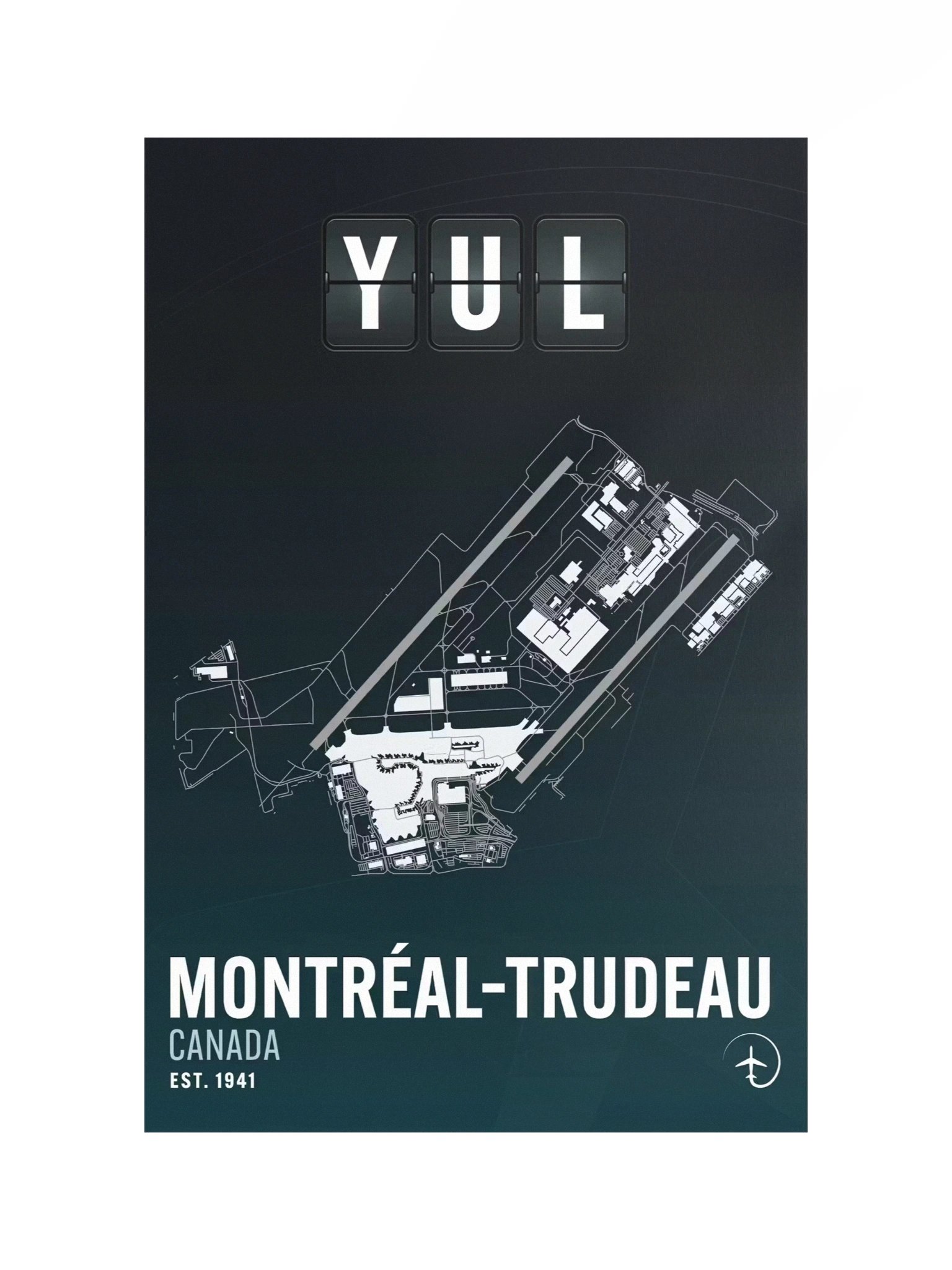 Montreal YUL Poster product image (1)