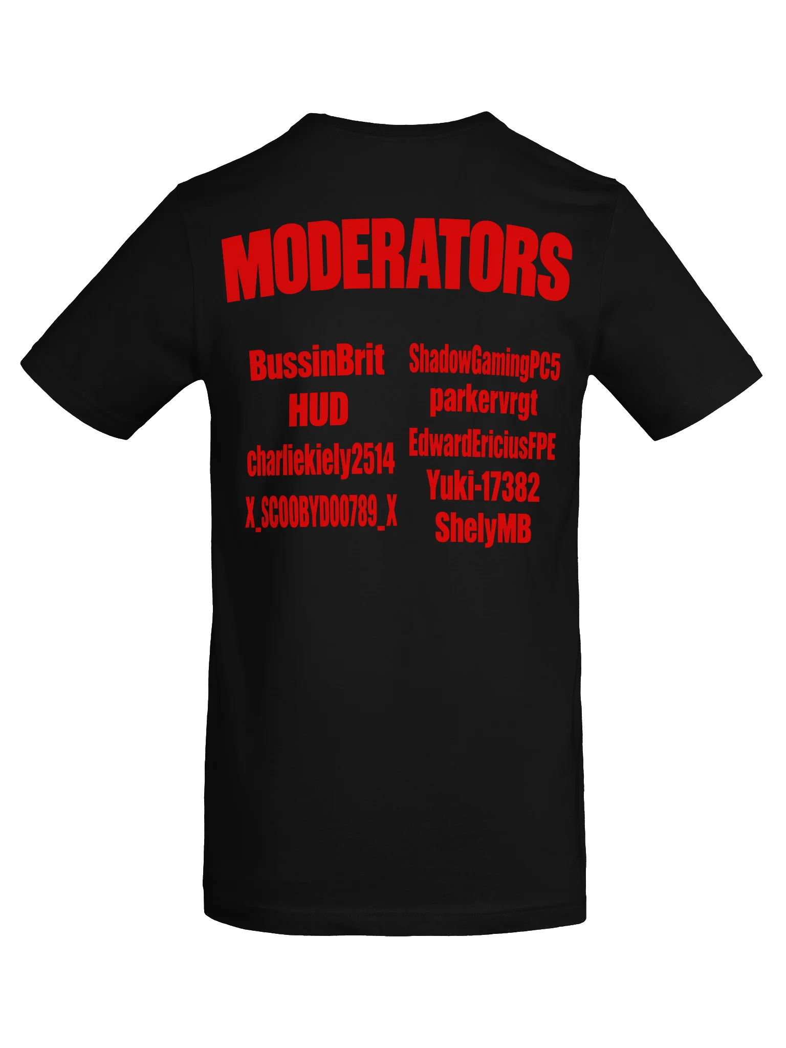 Crew 202 "Moderators" ADULT Black T-Shirt product image (6)