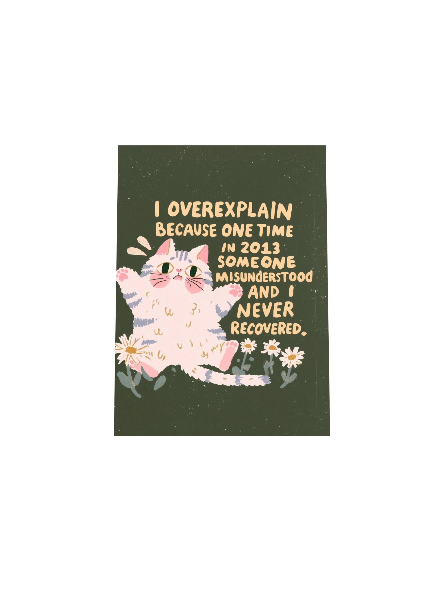 I Overexplain Cat Poster product image (29)