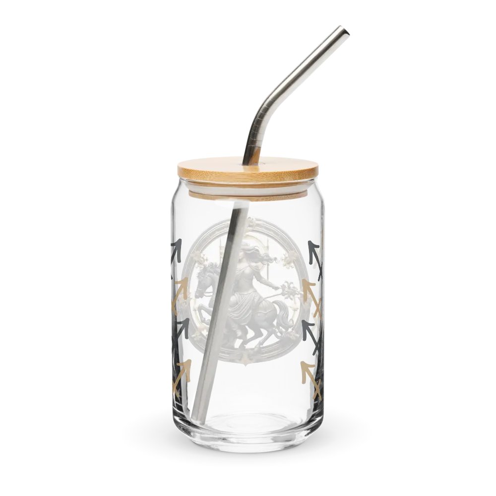 Sagittarius Zodiac Glass Can Sipper product image (3)