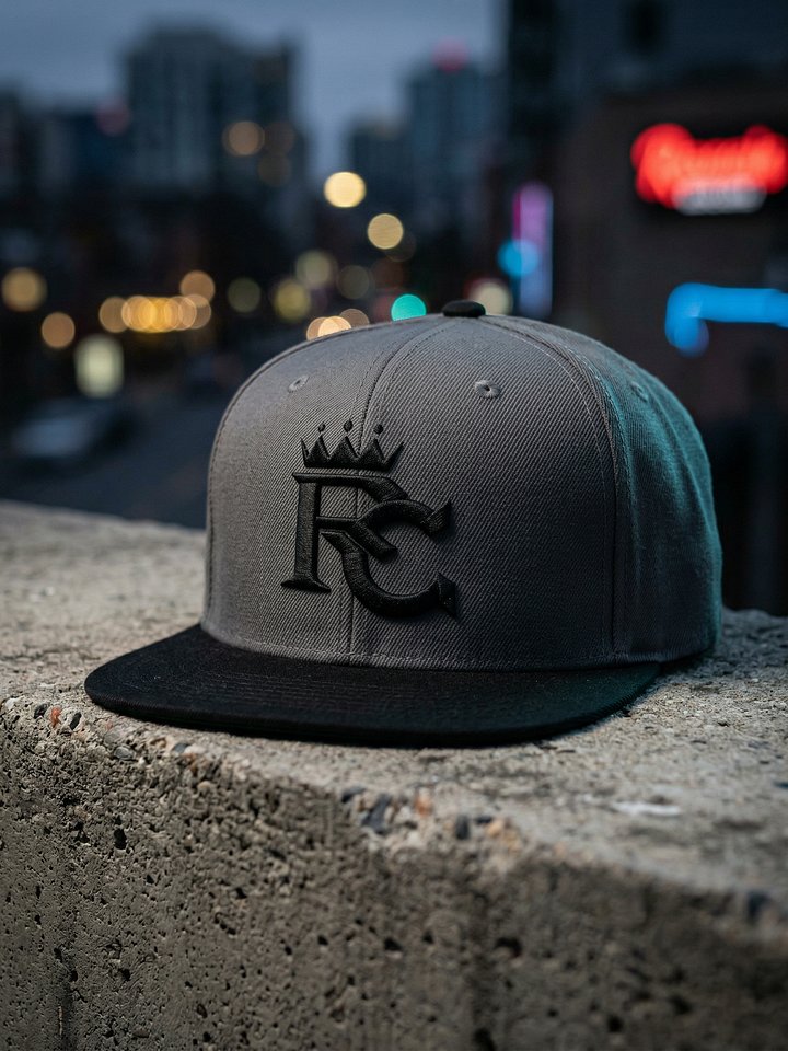 Regal Crown - RC Logo Snapback Cap BLK product image (1)
