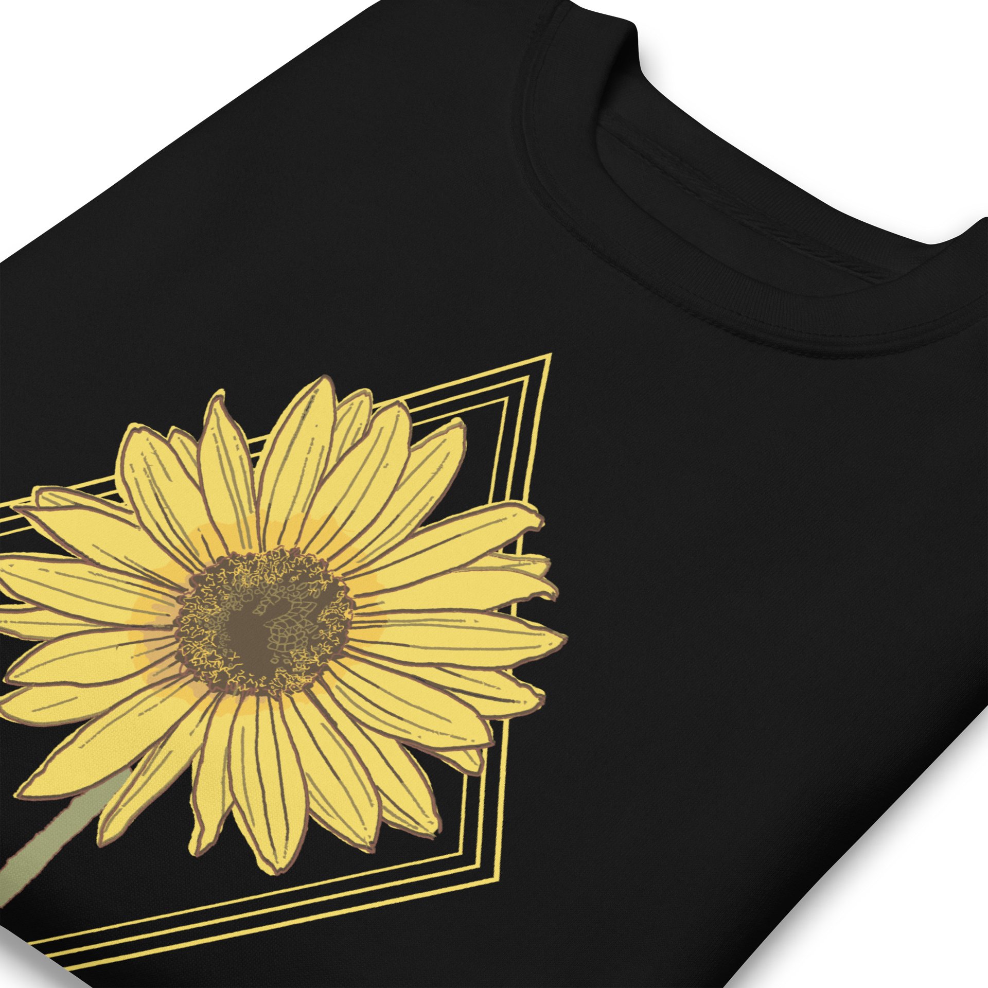 Helianthus Sunflower Unisex Crew Neck Sweatshirt product image (3)