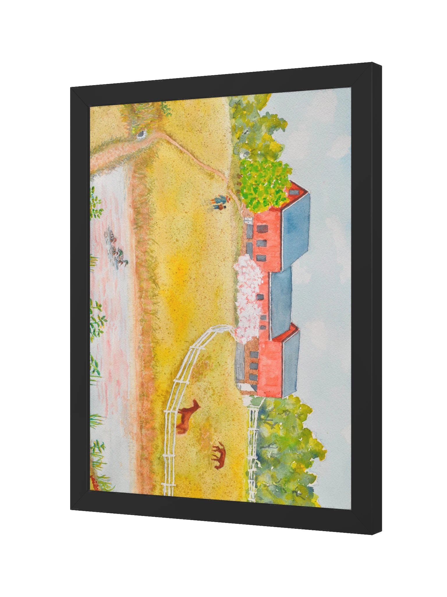 Farm With Horses and Ducklings product image (2)