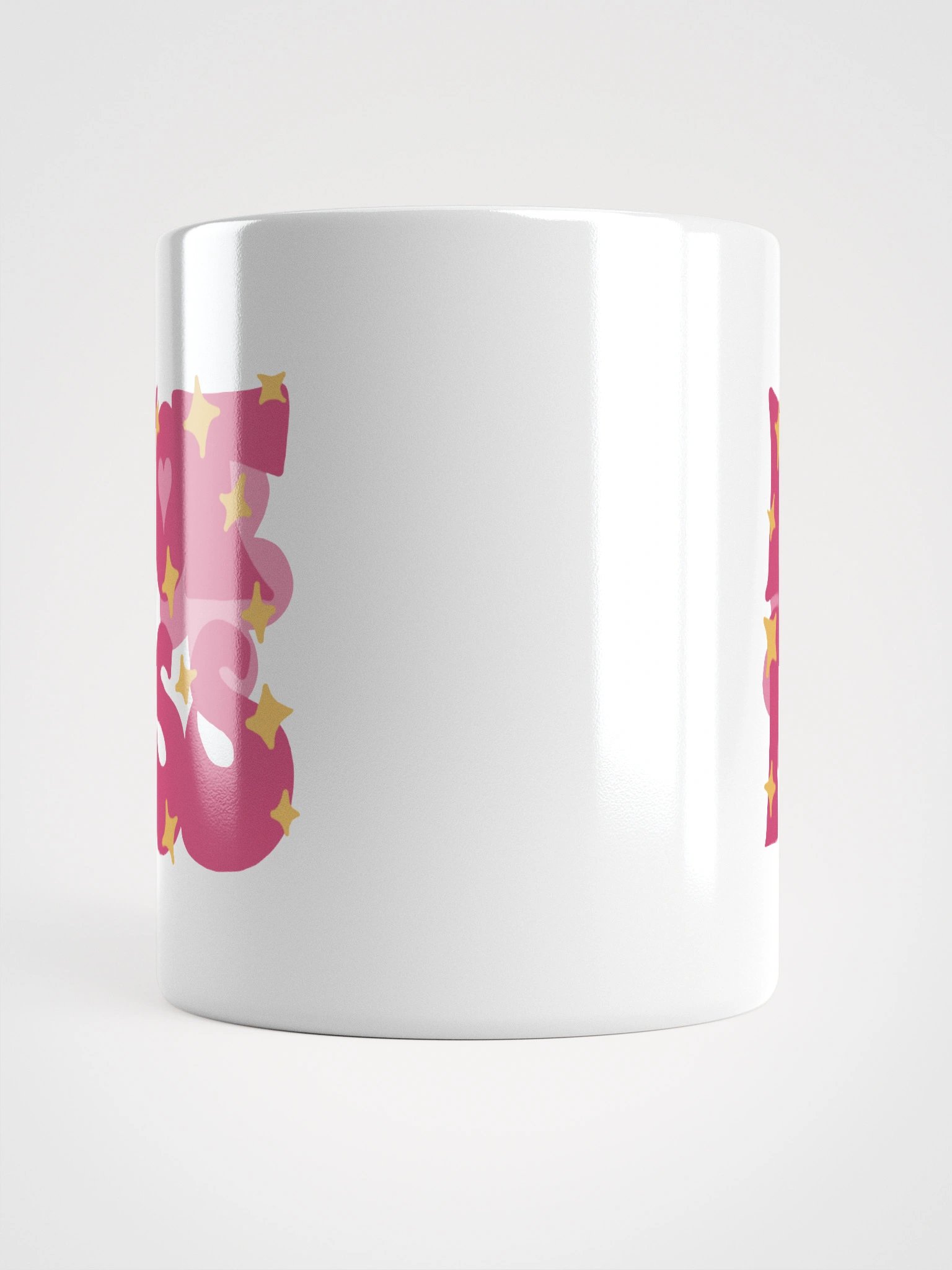 super normal cute pink design on a mug product image (5)