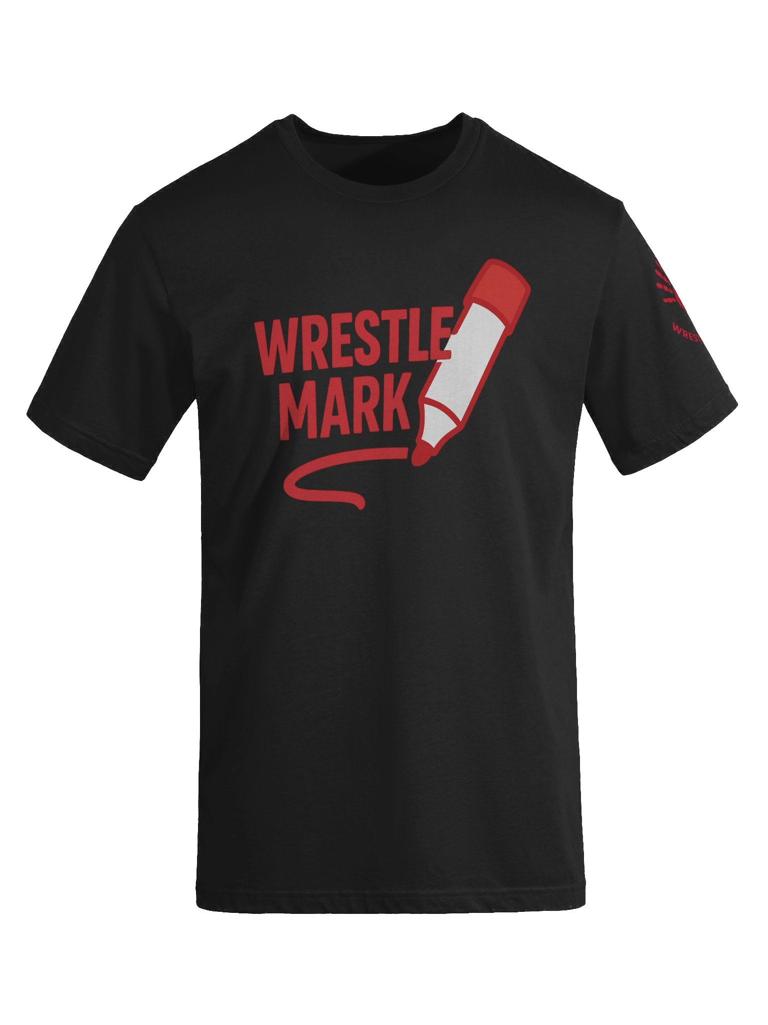 Wrestle Mark - Black Shirt product image (8)
