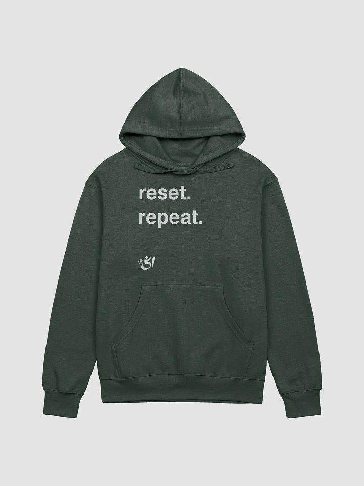 reset. repeat. hoodie product image (1)