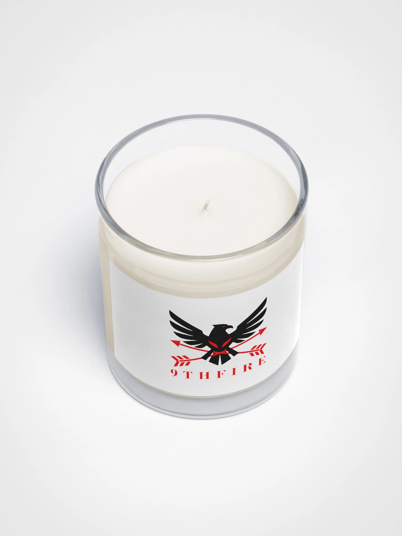 Soy Wax Candle In A Clear Glass Jar product image (3)