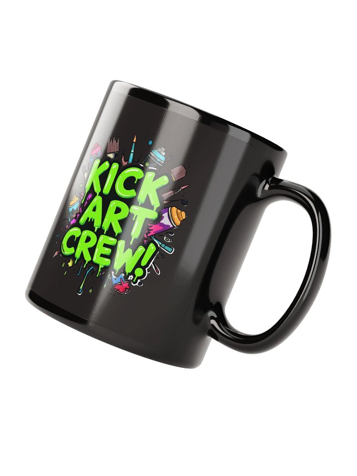 Kick art crew mug in black product image (4)