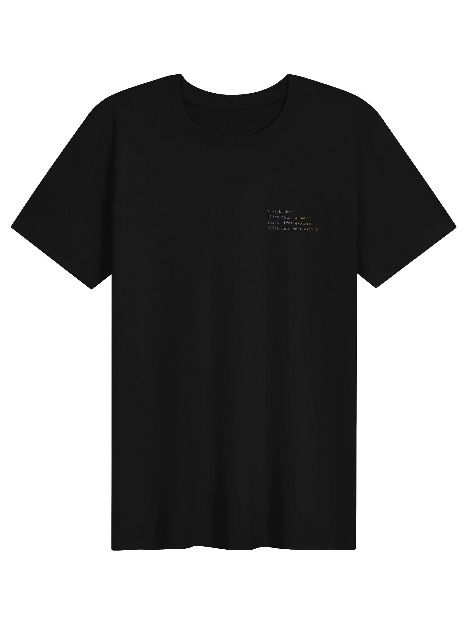 .bashrc T-Shirt product image (1)