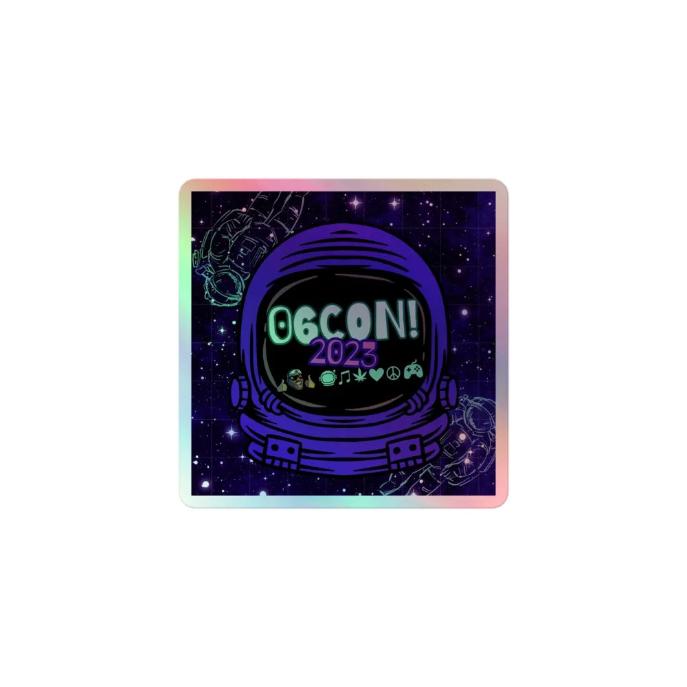 06CON EXCLUSIVE HOLO STICKER product image (1)
