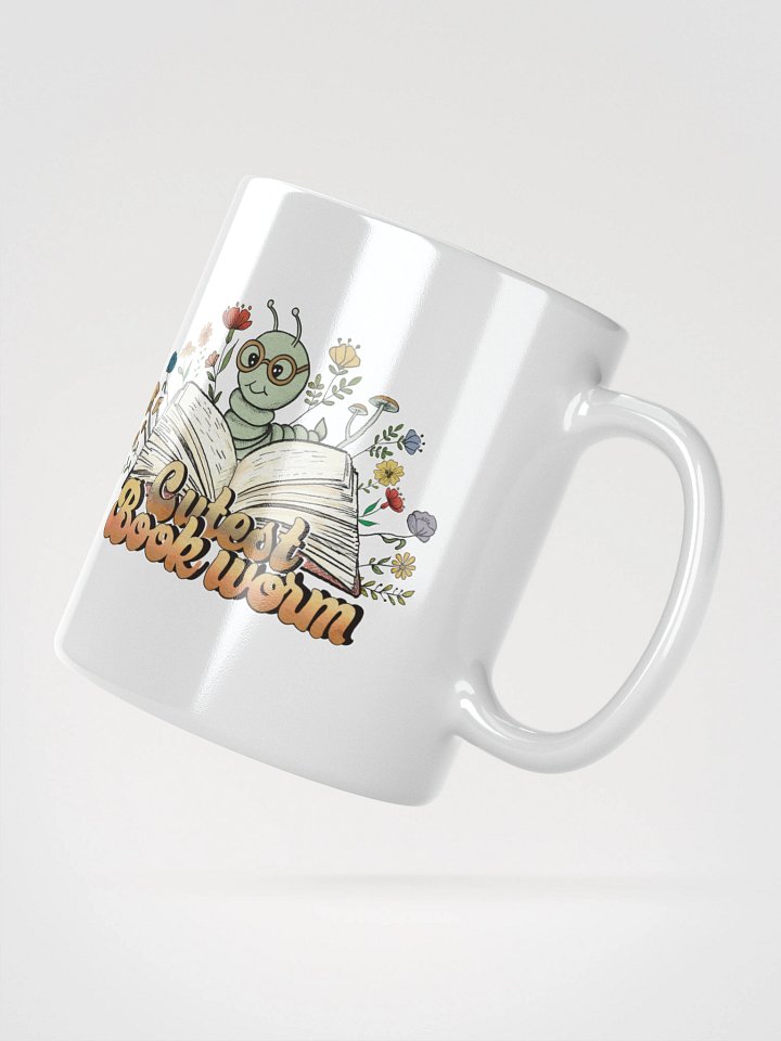 Cutest Bookworm Mug – Whimsical Book Lover Gift product image (5)
