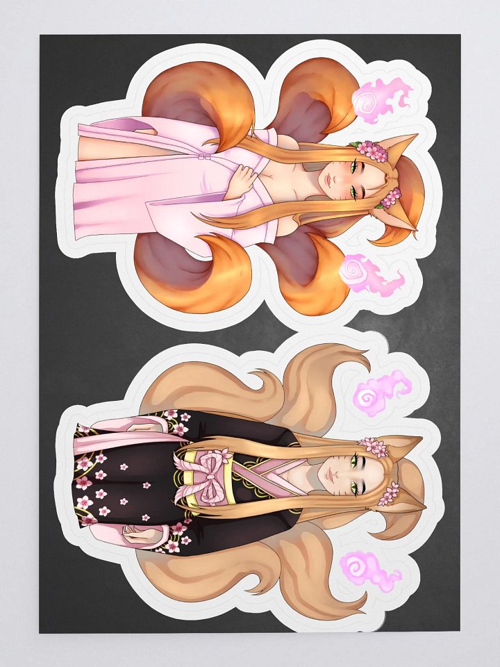 Sayaka the Kitsune Sticker Sheet product image (2)