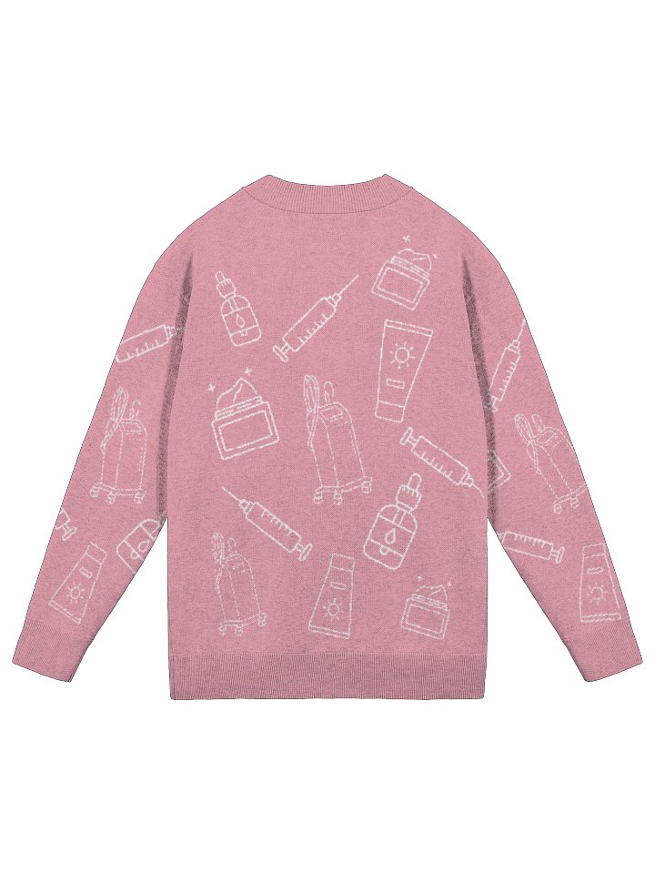 Aesthetics Knit Cardigan - Light Pink product image (2)