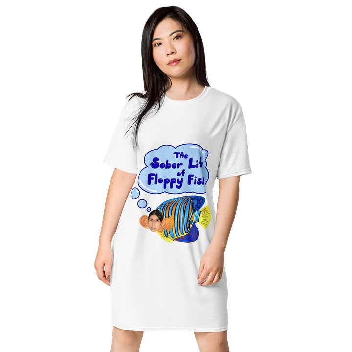 Sober Floppy Fish T-shirt Dress product image (1)