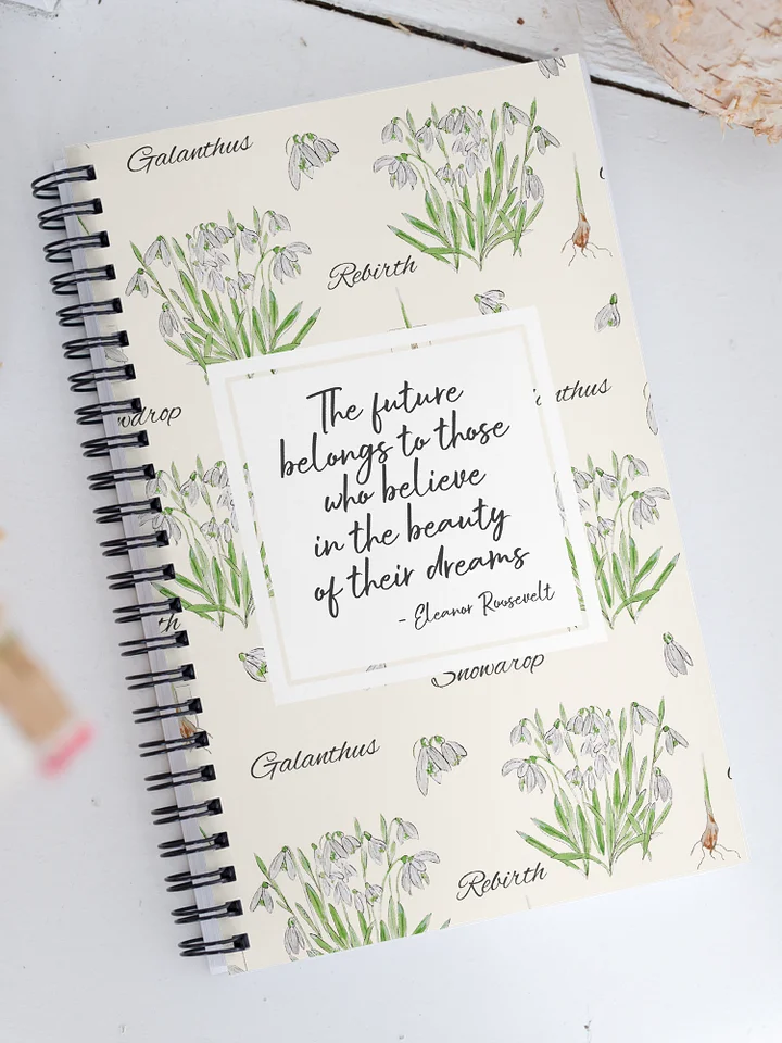 Believe in the Beauty of Your Dreams Quote Notebook product image (1)
