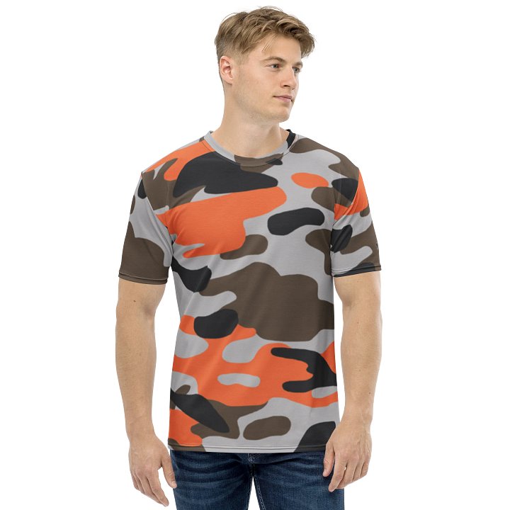 N.C Pig Framers Orange Camo All-Over T-Shirt product image (2)