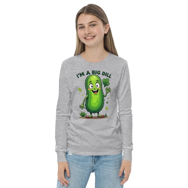 Big Dill Pickle Youth Long Sleeve Tee product image (20)