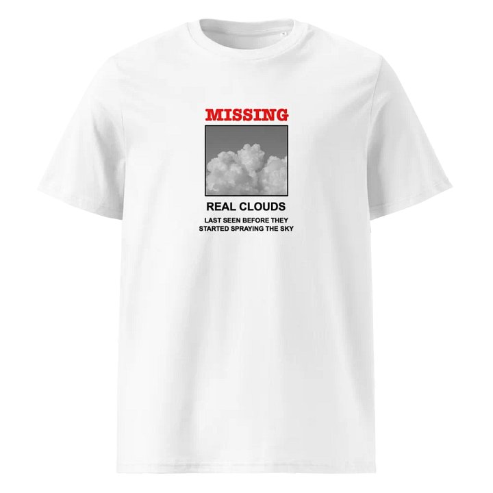 Missing: Real Clouds - Organic Cotton Short Sleeve T-Shirt product image (1)