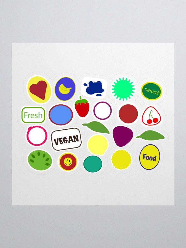 Fresh and Vibrant Kiss Cut Stickers Set product image (3)