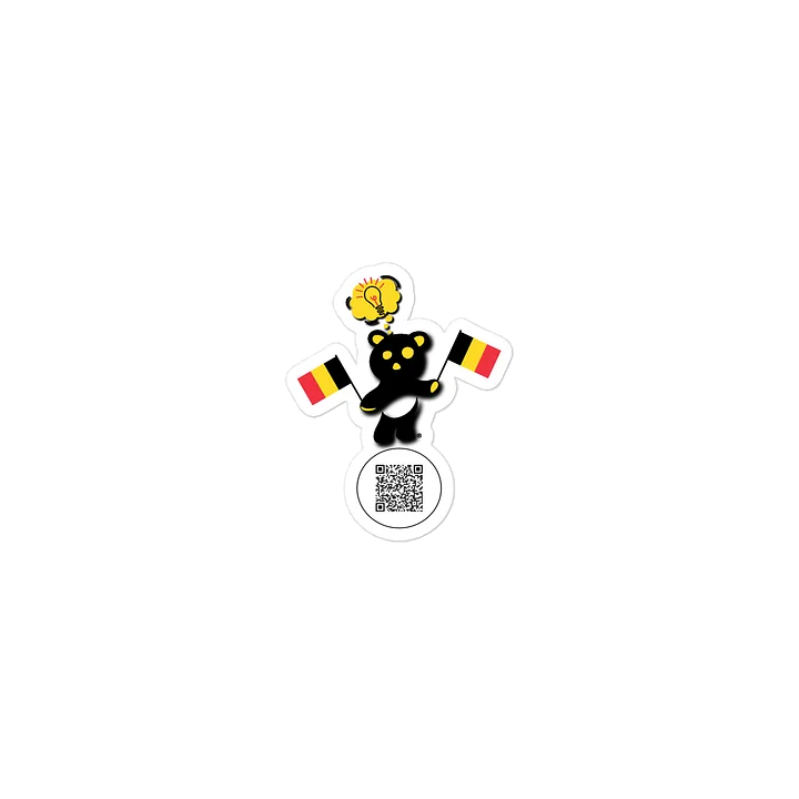 Belgium — Country Bear Sticker | BehrBrained Media product image (1)