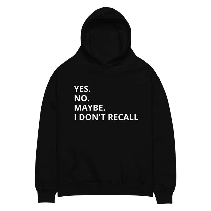 The I Don’t Recall Hoodie product image (4)