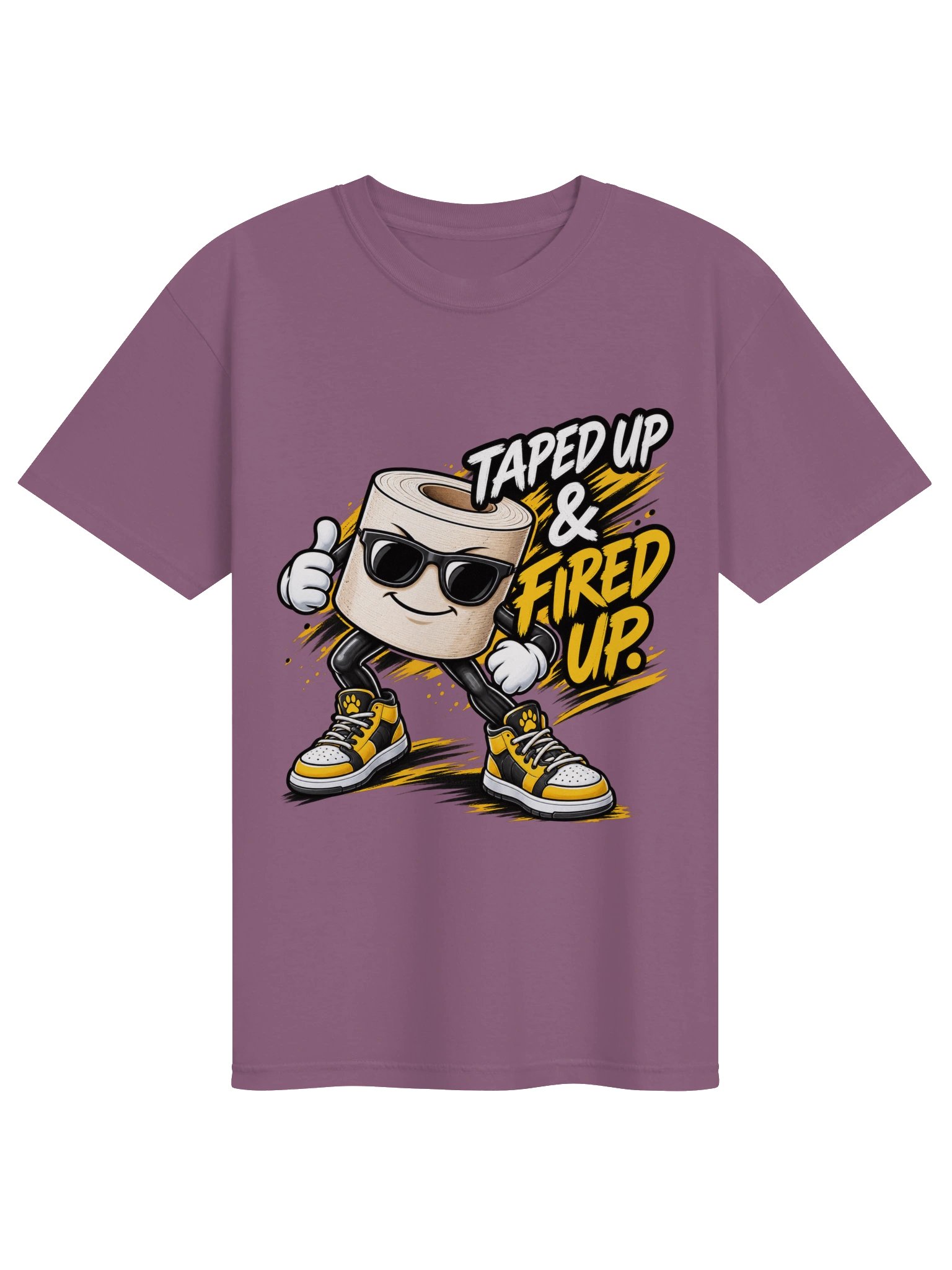 Taped Up & Fired Up Wrestling Tee product image (4)