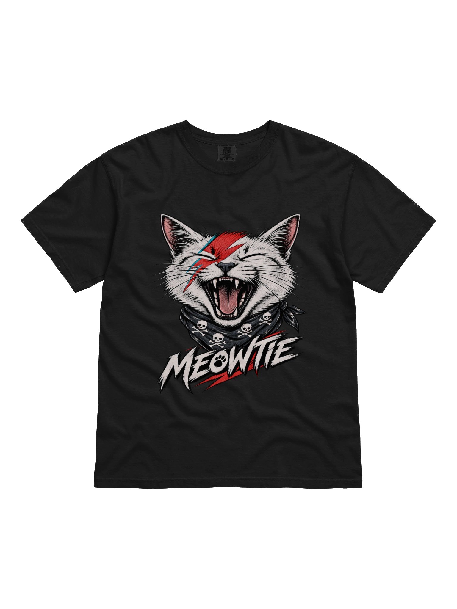 Vintage Rock Cat T-Shirt | Glam Rock Meowie product image (7)
