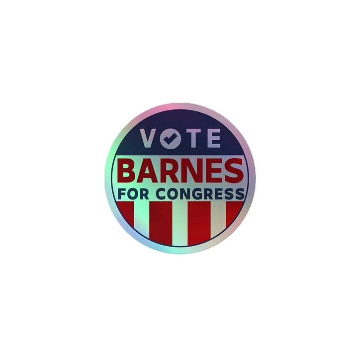 Congressman Barnes - Holo Sticker product image (1)