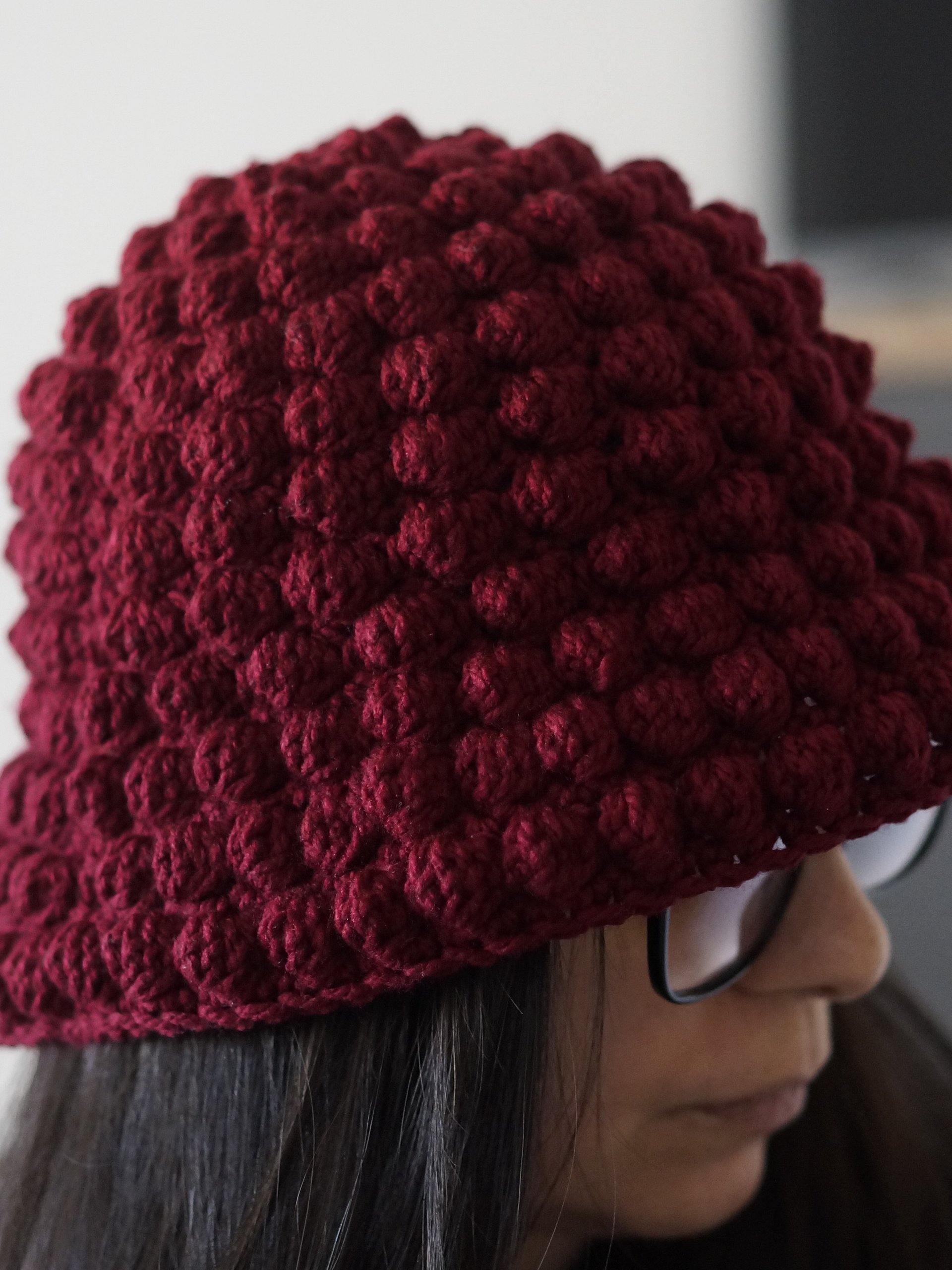 Bubbly bucket hat crochet pattern product image (6)