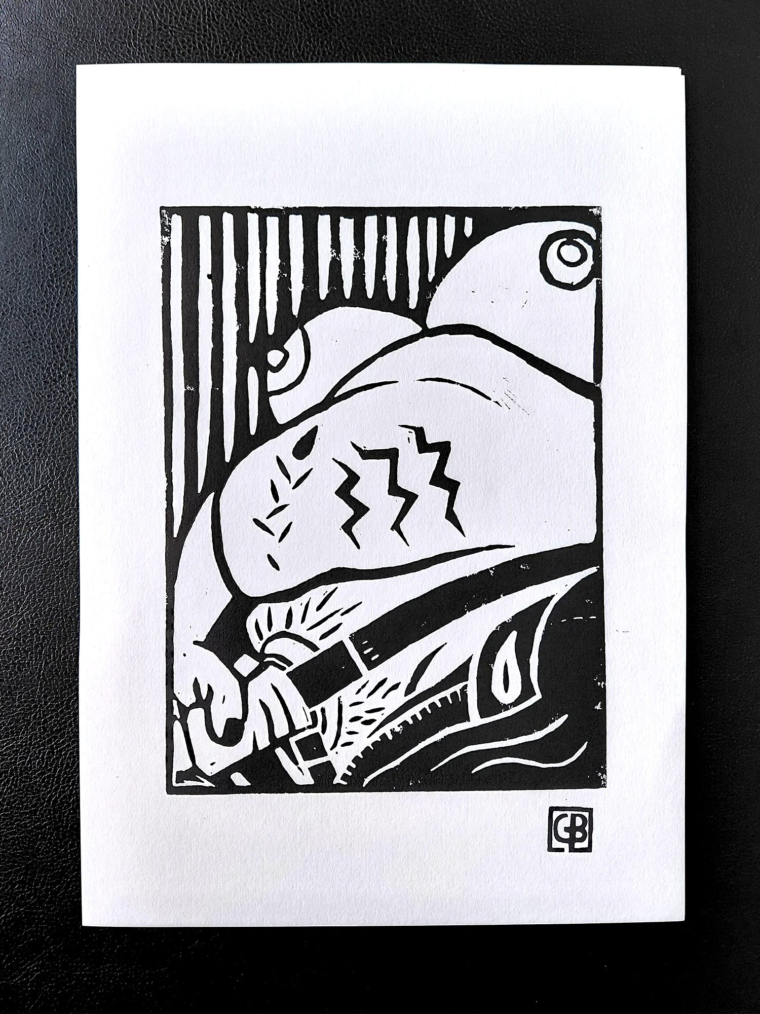 STRAP Lino Print product image (1)