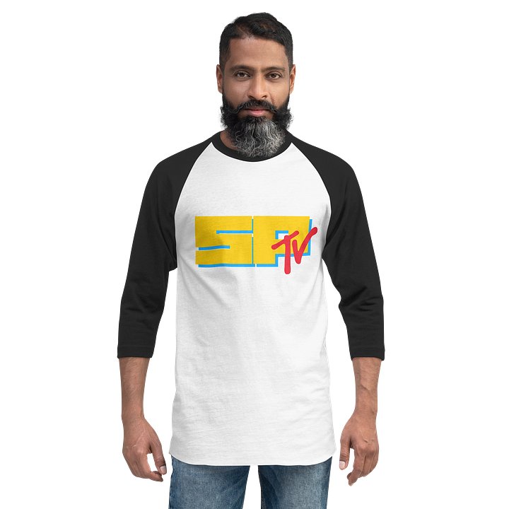 SPtv Logo Raglan Tee - black sleeve product image (2)