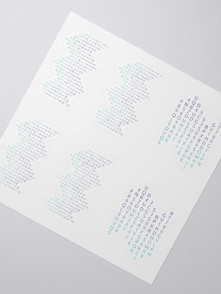 Ra1nfall Sticker Sheet product image (4)