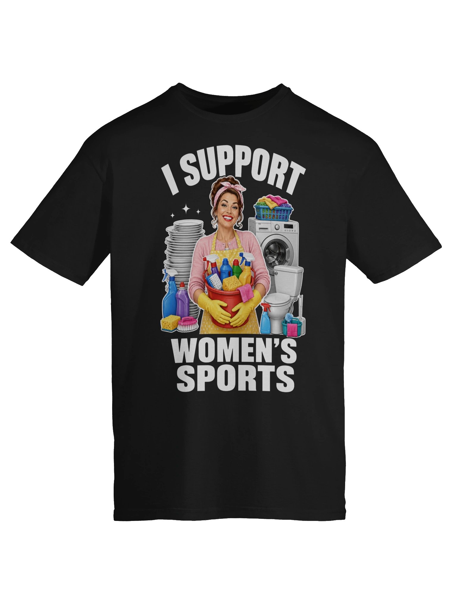 I Support Women’s Sports Funny Retro T-Shirt product image (49)