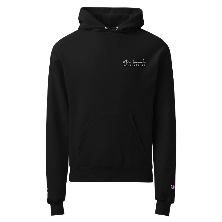 Embroidered White Chest Logo Hoodie product image (1)