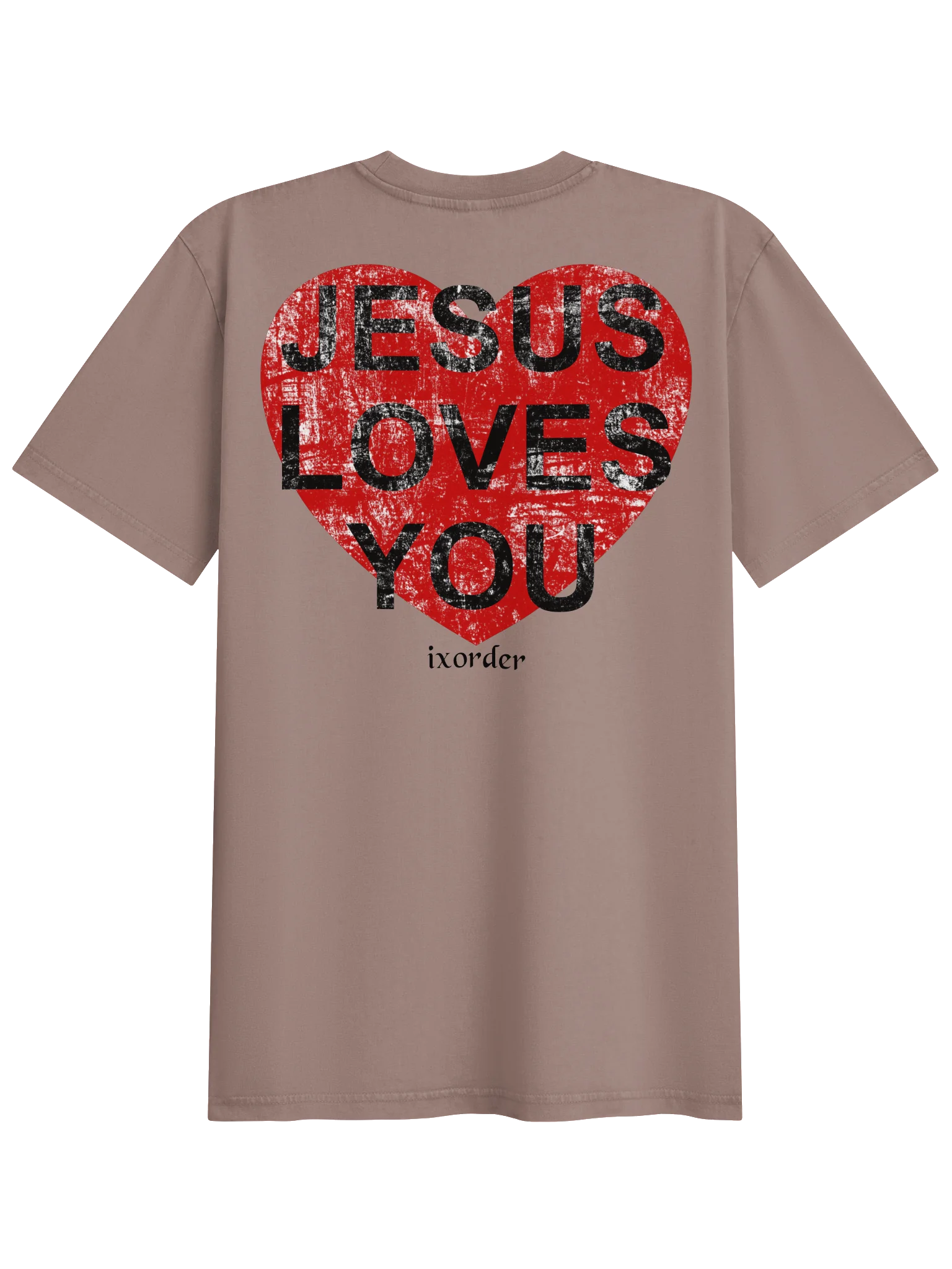 I LOVE JESUS TEE (REVERSE) product image (2)