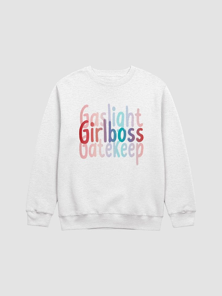 Gaslight Girlboss Gatekeep Gradient Sweatshirt product image (5)