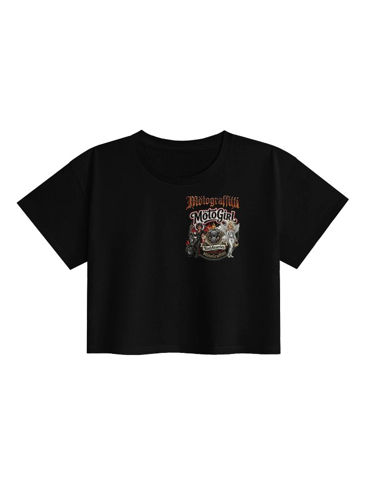 MötoGraffitti MötoGirl Patched Crop Top product image (1)