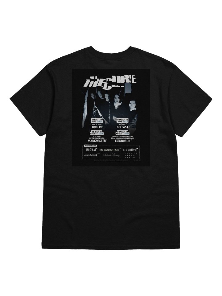 The Cure 2026 UK And Ireland Summer Shows Tour T-Shirt product image (2)
