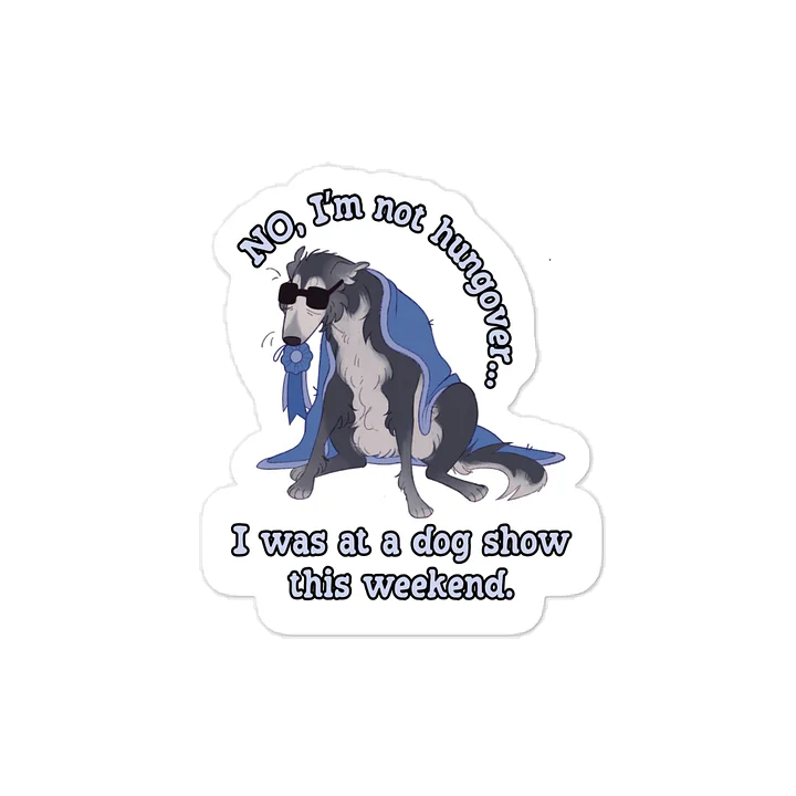 Dog Show Hangover - Chinchilla Rosette product image (1)