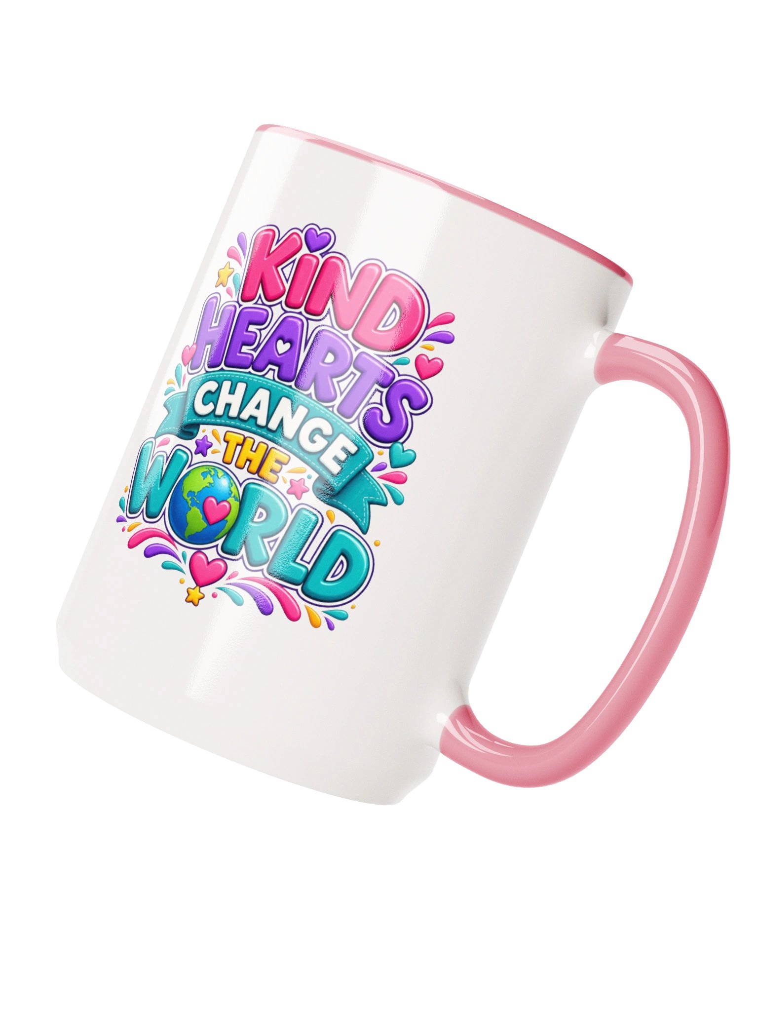 15 oz. Inspirational Mug - Kind Hearts Change the World product image (3)