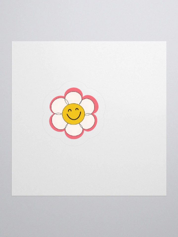 Pink Flower Sticker product image (1)