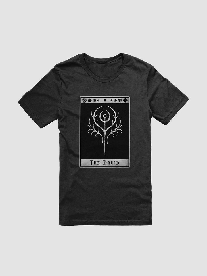 Druid Shirt, Grunge Tarot-Inspired Roleplaying Class Symbol Tee product image (21)